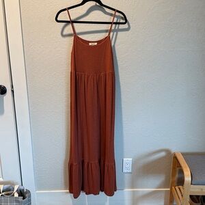 Madewell Terracotta Knit dress M
